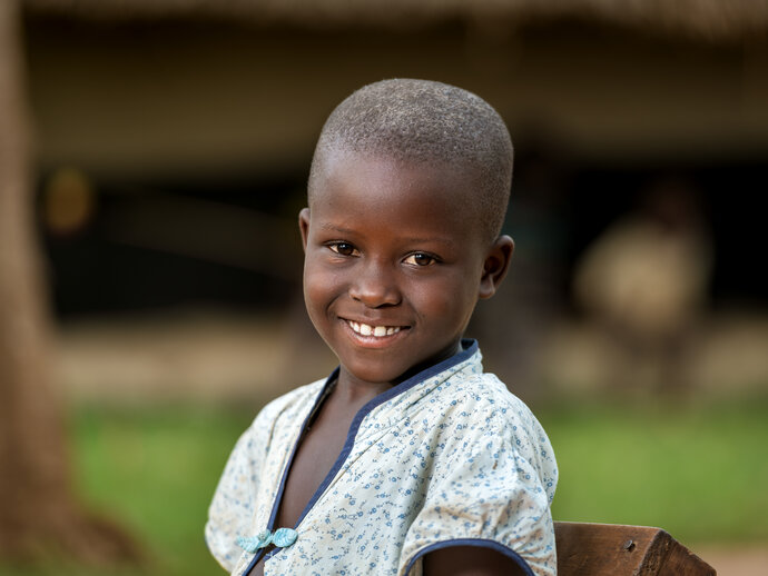 Photo: smiling boy East Africa