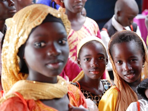 Photo: young girls in Senegal